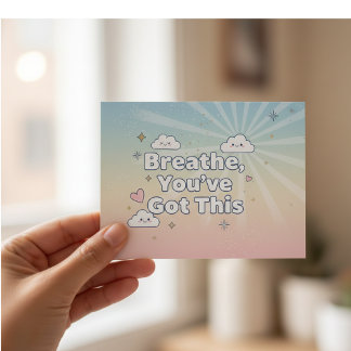 Carte plate citation d'amour de soi