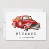 Carte plate de citrouilles de camion rouge de Than (Devant)