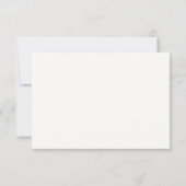 Carte plate de code vestimentaire chic pour mariag (Dos)