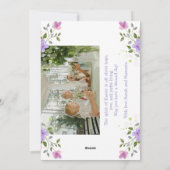 Carte plate de collage de photos de Pâques personn (Dos)