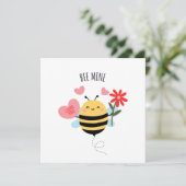 Carte plate de la Saint-Valentin Bee Mine (Debout devant)