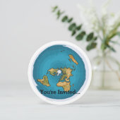 Carte plate de la terre (Debout devant)