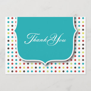 Carte plate de Merci mignon