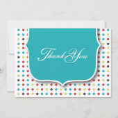 Carte plate de Merci mignon (Devant)