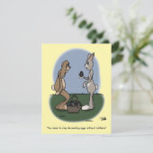 Carte plate de Pâques (Debout devant)