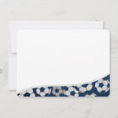 Carte plate de remerciement pour le football (Devant)