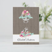 Carte plate de siège DIY Ruban et dentelle d'étoil (Debout devant)