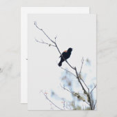 Carte plate de vacances/fête de remerciement du Ca (Devant / Derrière)