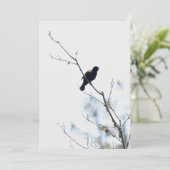 Carte plate de vacances / gratitude du carouge à é (Debout devant)