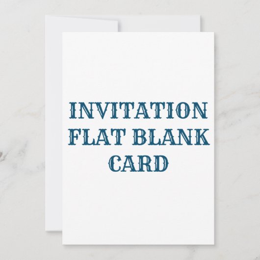 CARTE PLATE D'INVITATION (Devant)