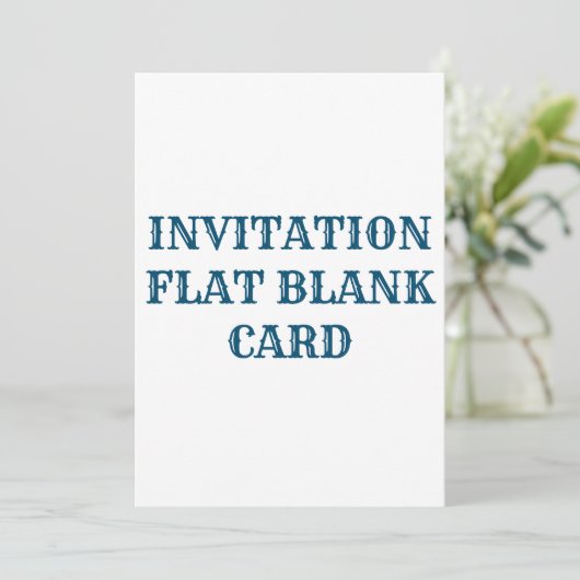 CARTE PLATE D'INVITATION (Debout devant)