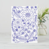 Carte plate doodle (Debout devant)