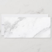 Carte plate en marbre blanc (Devant)