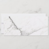 Carte plate en marbre blanc (Dos)