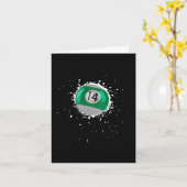 Carte Plate-forme de peinture de billard de 14 balles co (Fleur jaune)