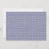 CARTE PLATE/HORIZONTALE 5x7 EN MAILLE GRIS BLEU (Devant)