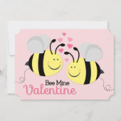 Carte plate horizontale de Saint-Valentin de mine (Devant)