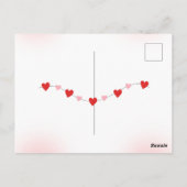 Carte plate - Invitation pour une baby shower (Dos)