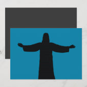 Carte plate Jésus-Christ (Devant / Derrière)