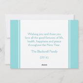 Carte Plate Joyeuses Fêtes 2016 (Dos)