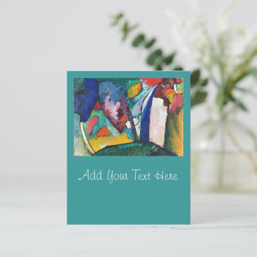 CARTE PLATE : KANDINSKY : CASCADE (Debout devant)