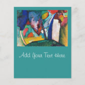 CARTE PLATE : KANDINSKY : CASCADE (Devant)