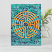 Carte plate LABYRINTH II 5,5 x 7,5 (Debout devant)