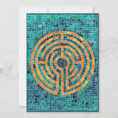 Carte plate LABYRINTH II 5,5 x 7,5 (Devant)