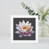 CARTE PLATE LOTUS (Debout devant)