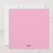 Carte plate Love Lemonade (Dos)