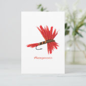 Carte plate Lucy Keepmovin (Debout devant)