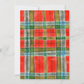 CARTE PLATE MAC BAIN TARTAN 5x7 / Verticale (Devant)