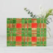 CARTE PLATE MAC GREGOR TARTAN 5x7 / Horizontal (Debout devant)