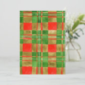 CARTE PLATE MAC GREGOR TARTAN 5x7 / Verticale (Debout devant)