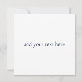 CARTE PLATE : MERCI : WILLIAM MORRIS : COULEUR D'E (Dos)