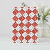 CARTE PLATE MOSAÏQUE À COCHE ROUGE 3,5x5 / VERTICA (Debout devant)