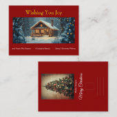 Carte plate non pliée (Devant / Derrière)