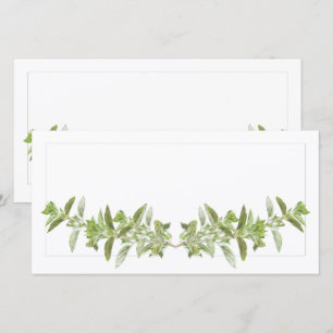 Carte plate OREGANO 8x4 / Horizontale