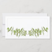 Carte plate OREGANO 8x4 / Horizontale (Dos)