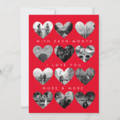 Carte plate personnalisable pour la Saint-Valentin (Devant)