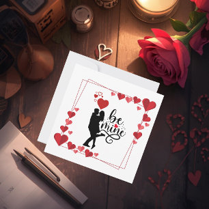 Carte plate personnalisée Love Vibes