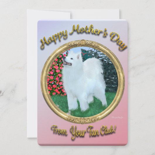 Carte plate personnalisée pour la fête des mères s (Devant)