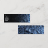 Carte plate pétillante de contact (Devant / Derrière)