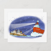Carte plate pour cargo Kris Kringle (Devant / Derrière)