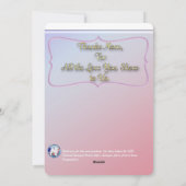 Carte plate pour la fête des mères thème Samoyède (Dos)