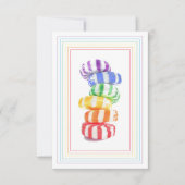 CARTE PLATE RAINBOW CANDY 3,5x5 (Devant)