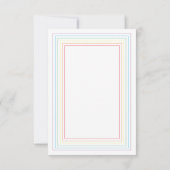 CARTE PLATE RAINBOW CANDY 3,5x5 (Dos)