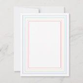 CARTE PLATE RAINBOW CANDY 4.25x5.5 (Dos)