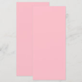 Carte plate rose (Devant / Derrière)