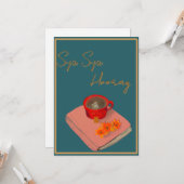 Carte plate Sip Sip Hooray (Devant/Arrière en situation)